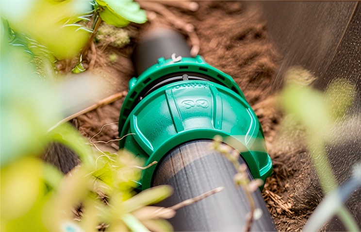 Conectores de tubos pollitileno PEAD. Rapidez y sencillez para su colocación
